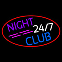 24 7 Night Club Neon Sign