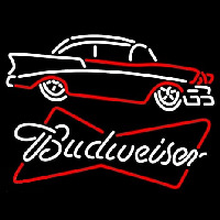 Budweiser 57 Chevy Neon Sign