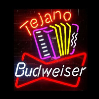 Budweiser Tejano Handcrafted Beer bar Neon Sign