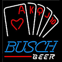 Busch Poker Series Beer Sign Neon Sign