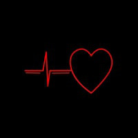 Cardiac Heart Neon Sign