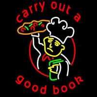 Carry Out A Good Book Neon Sign