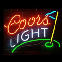 Coors Light Golf Neon Sign