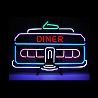 DINER CAR 1950 Classic Retro Restaurant Neon Sign