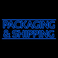 Double Stroke Packaging And Shipping Neon Sign