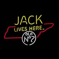Jack Daniels Jack Lives Here Tennessee Whiskey Neon Sign