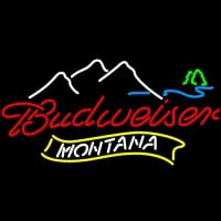 NEW Montana Mountain Budweiser bud light Neon Sign
