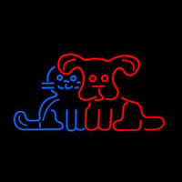 Pet Dog Logo Neon Sign