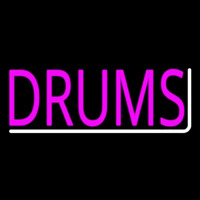 Pink Drums 1 Neon Sign