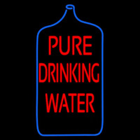 Pure Drinking Water Neon Sign