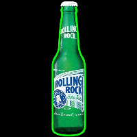 Rolling Rock Bottle Beer Sign Neon Sign