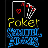 Samuel Adams Poker Ace Series Beer Sign Neon Sign
