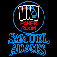 Samuel Adams Poker Room Beer Sign Neon Sign
