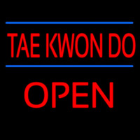 Tae Kwon Do Script2 Open Neon Sign