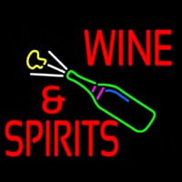 Wine And Spirits Neon Sign