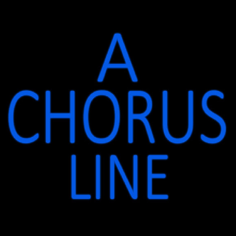 A Chorus Line Neon Sign