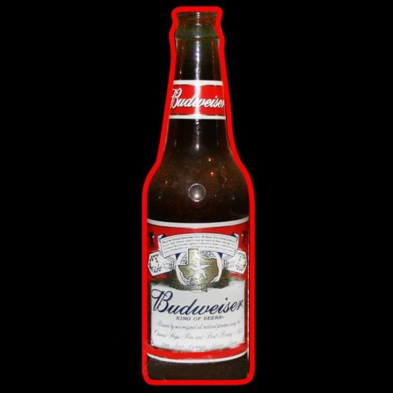 Budweiser Bottle Beer Sign Neon Sign