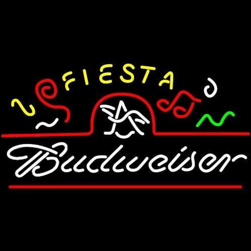 Budweiser Fiesta Marquee Beer Sign Neon Sign