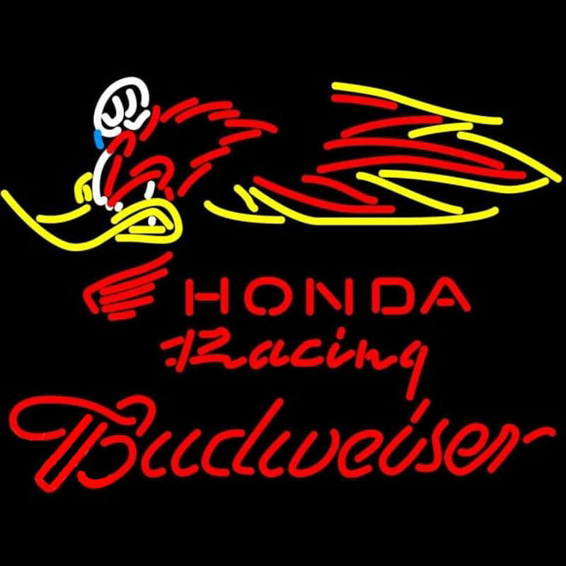 Budweiser Honda Racing Woody Woodpecker Crf 250450 Beer Sign Neon Sign