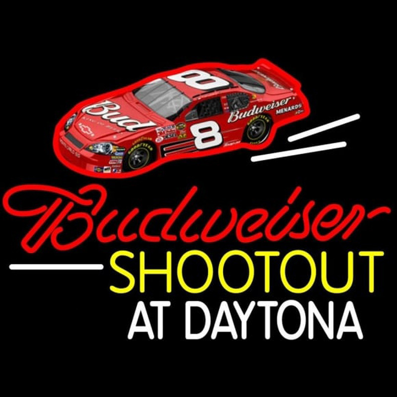 Budweiser Shootout Beer Sign Neon Sign