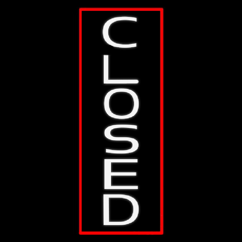 Closed Neon Sign