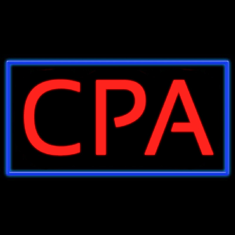 Cpa Neon Sign