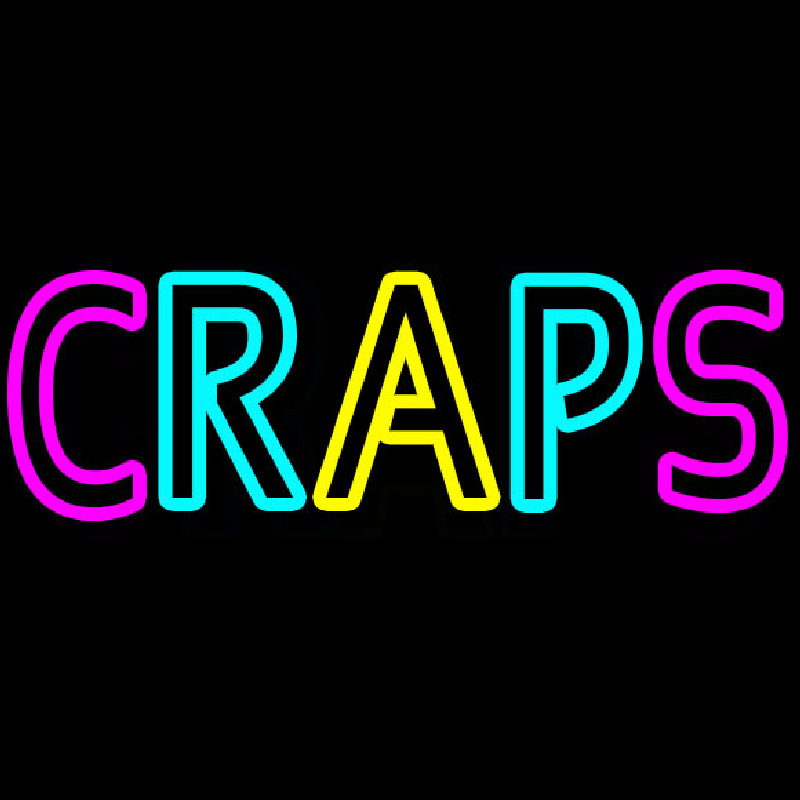 Craps 1 Neon Sign