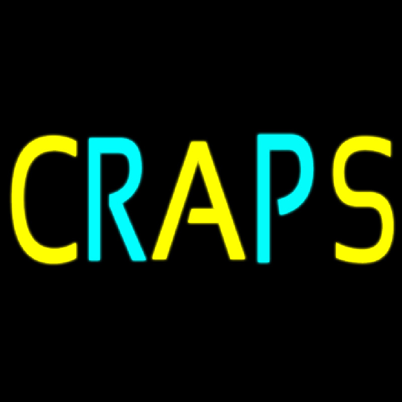 Craps 2 Neon Sign