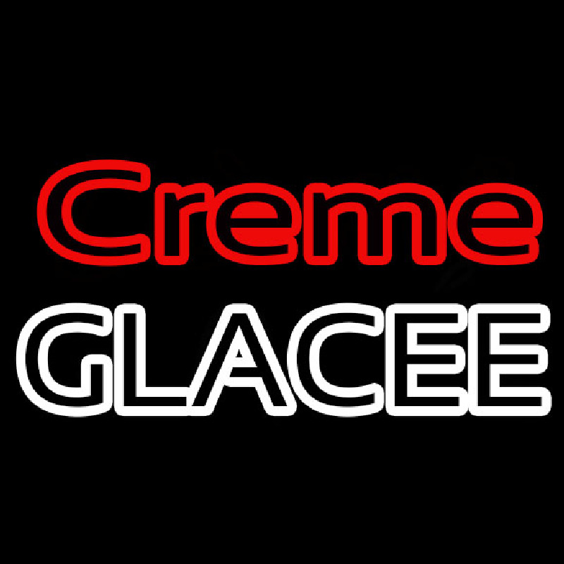 Creme Glacee Neon Sign