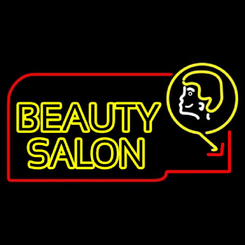 Double Stroke Beauty Salon Neon Sign