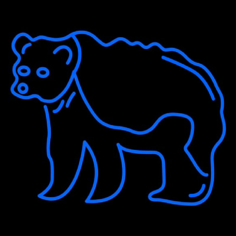 Grizzly Bear Neon Sign