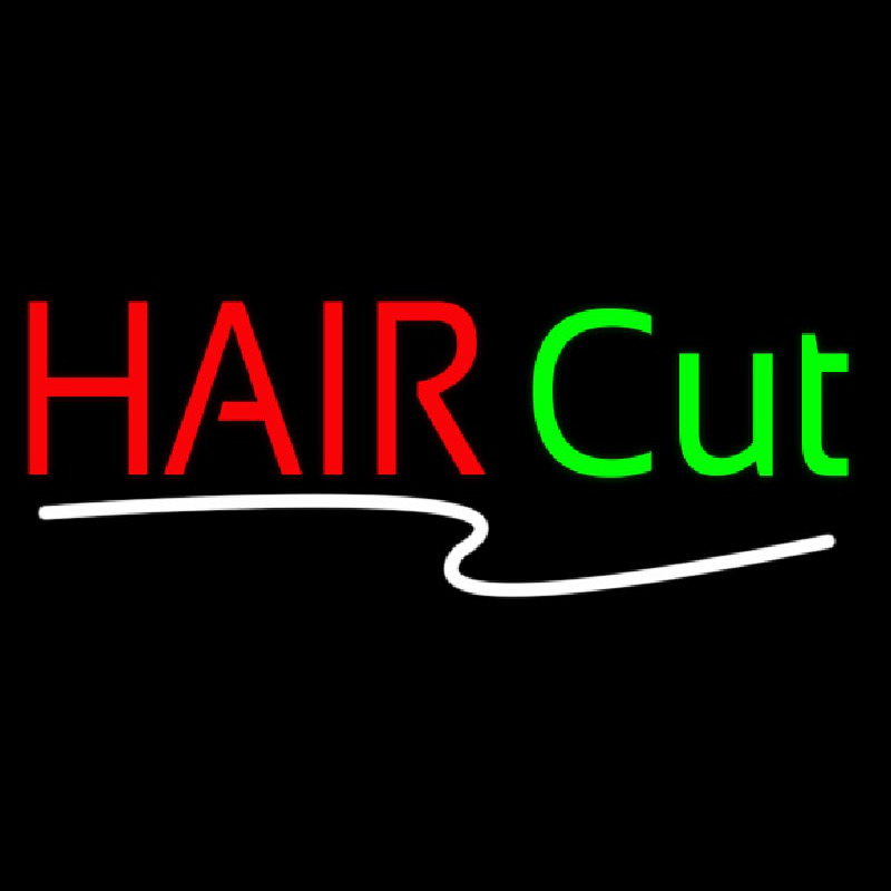 Hair Cut Neon Sign