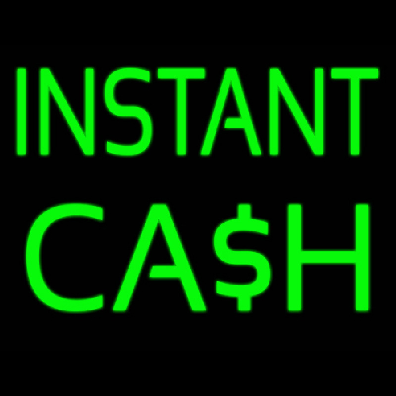 Instant Cash Neon Sign