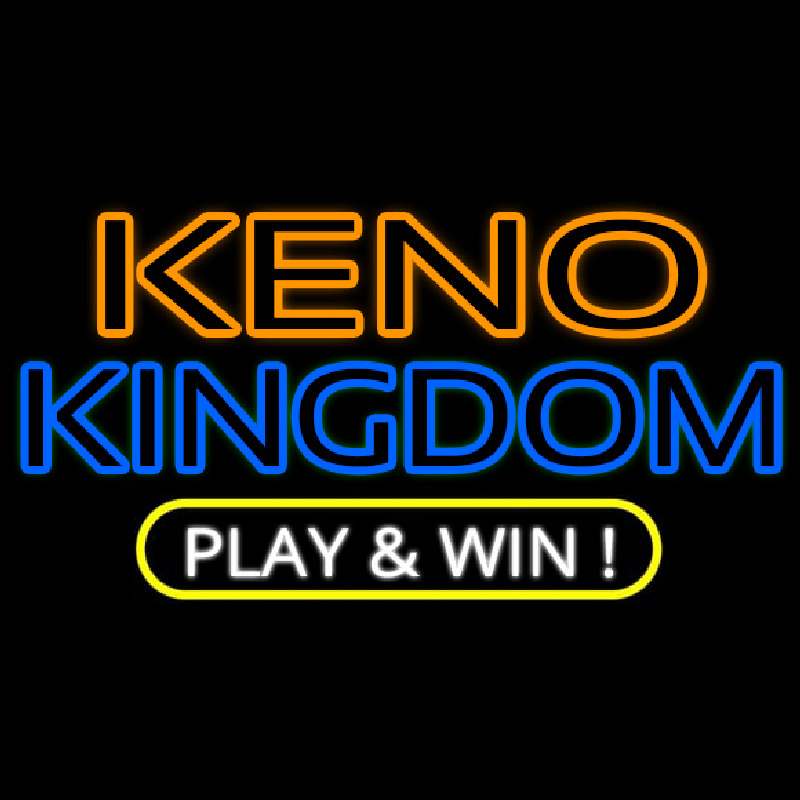 Keno Kingdom Neon Sign