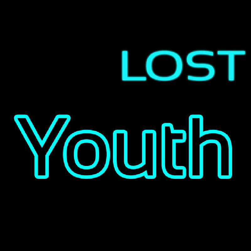 Lost Youth Neon Sign