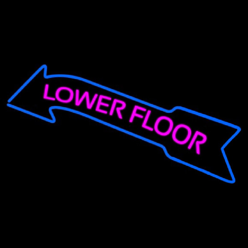 Lower Floor Neon Sign