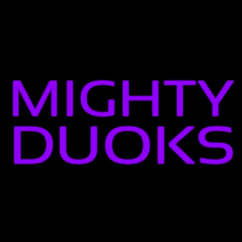 Mighty Duoks Neon Sign