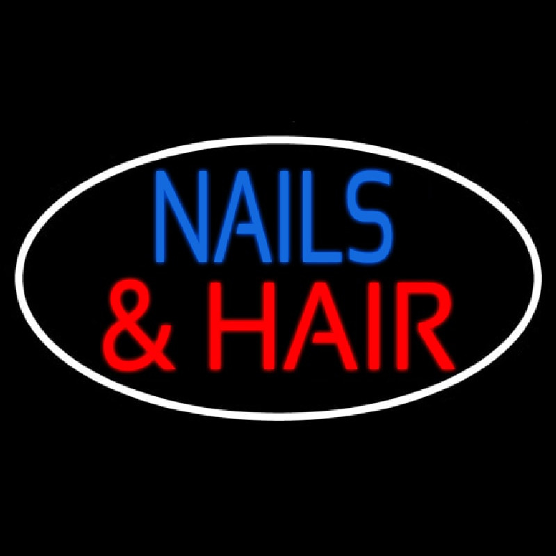 Nails And Hair Neon Sign