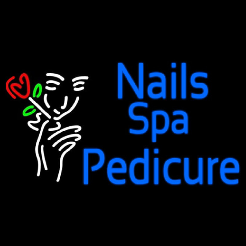 Nails Spa Pedicure Neon Sign