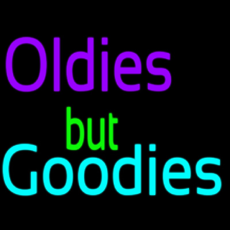 Oldies But Goodies Neon Sign