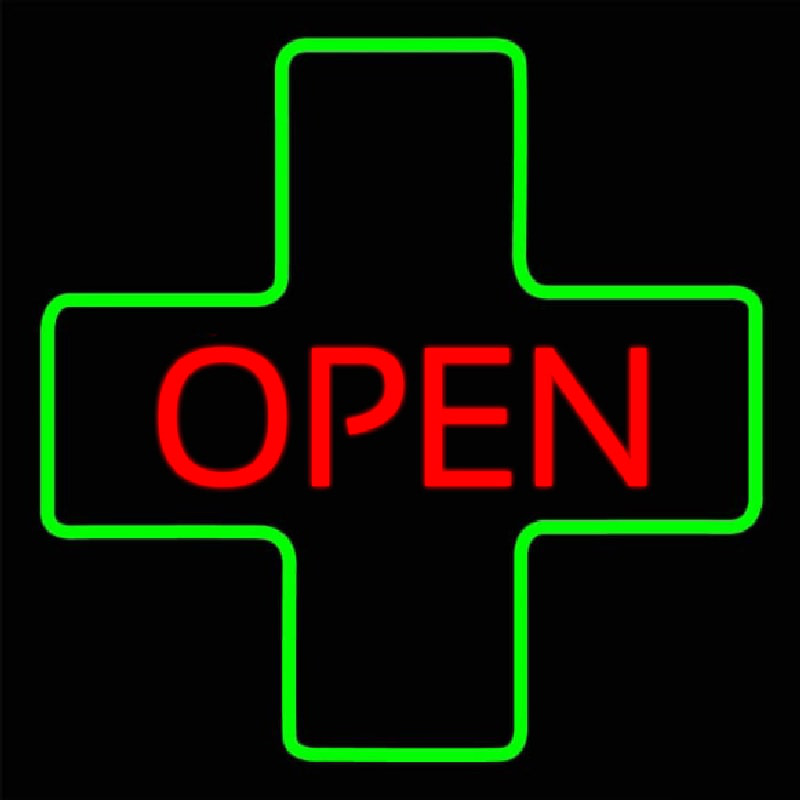 Open Neon Sign