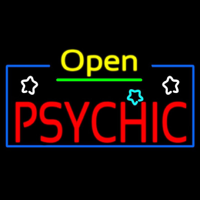 Open Psychic Neon Sign