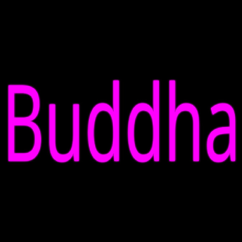 Pink Buddha Neon Sign