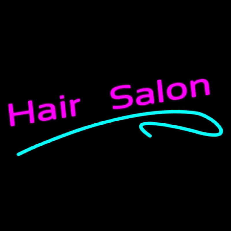 Pink Hair Salon Neon Sign