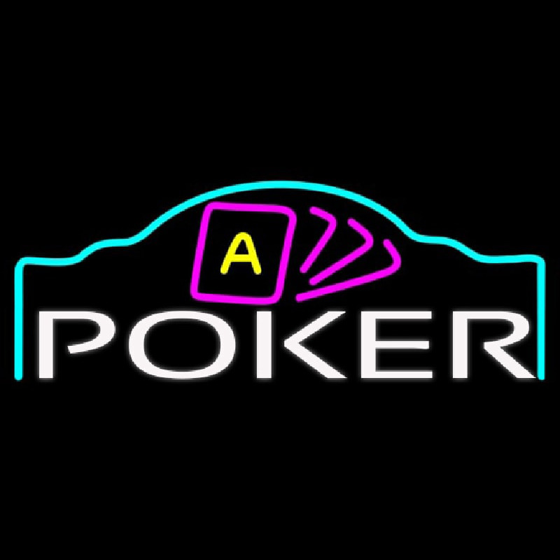 Poker King 6 Neon Sign