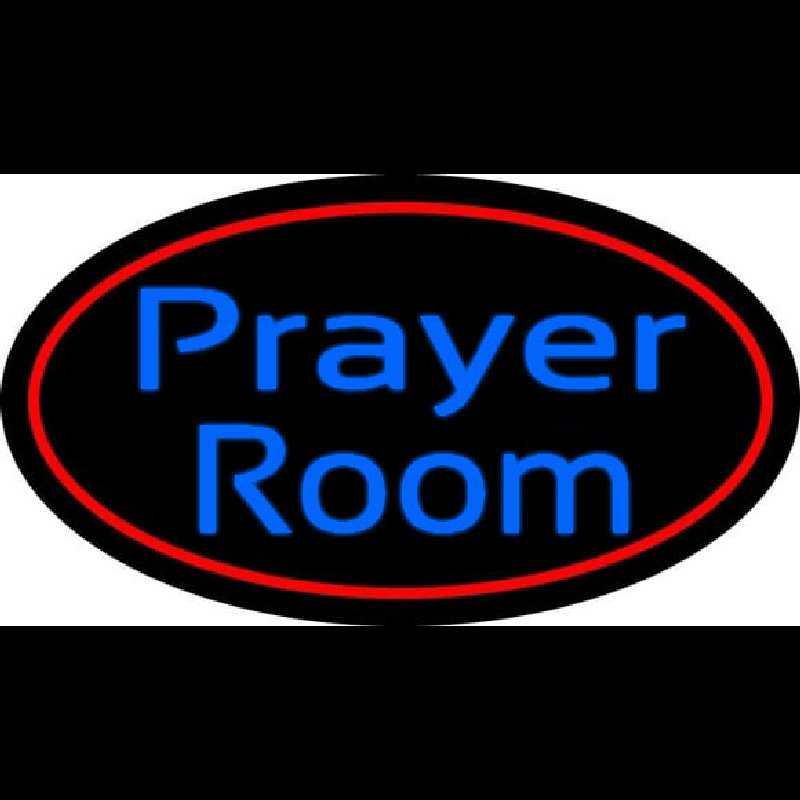 Prayer Room With Border Neon Sign