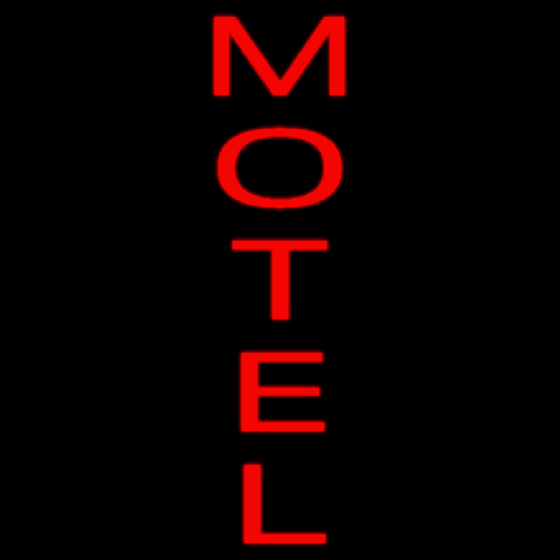 Red Motel Neon Sign