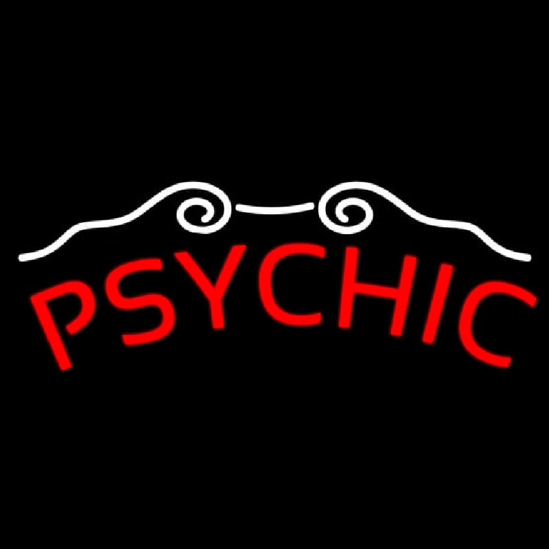 Red Psychic Neon Sign