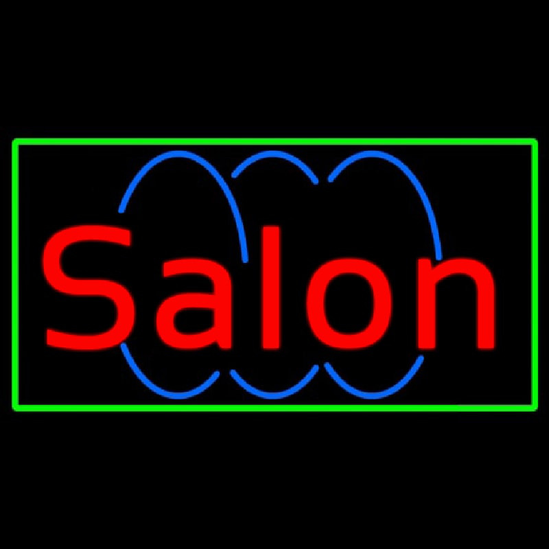 Red Salon Neon Sign