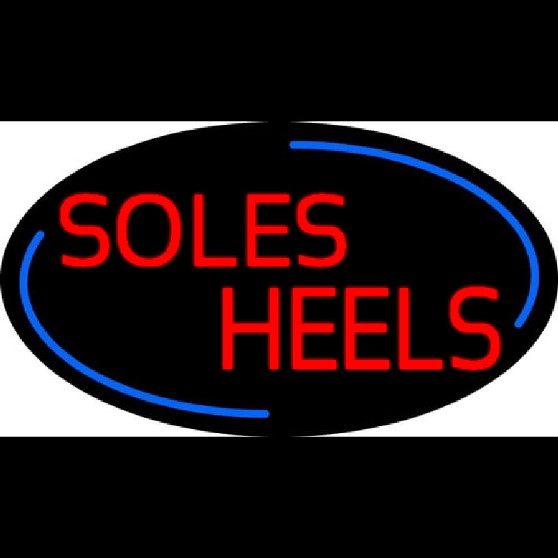 Red Soles Heels Neon Sign